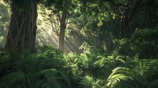 Relaxing Piano Music with Rain Forest Sounds for Stress Relief | Sleep | Study or Meditation 🎵🌿