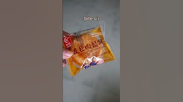 Chinese snacks review: Youchen chicken meat floss cakes