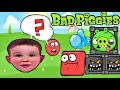 КРУТЫЕ ПОСТРОЙКИ В BAD PIGGIES в игре красный шарик   про New Red Ball 4