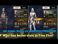 SK Sabir Boss vs ANKUSH FREEFIRE : Who has better stats in Free Fire?