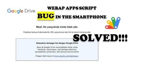 Apps Script - Can Not Open A WebApp URL On Smartphone? SOLVED!!!