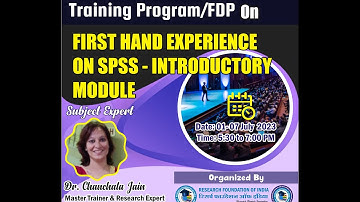 Day-3 First-hand experience on SPSS – Introductory Module