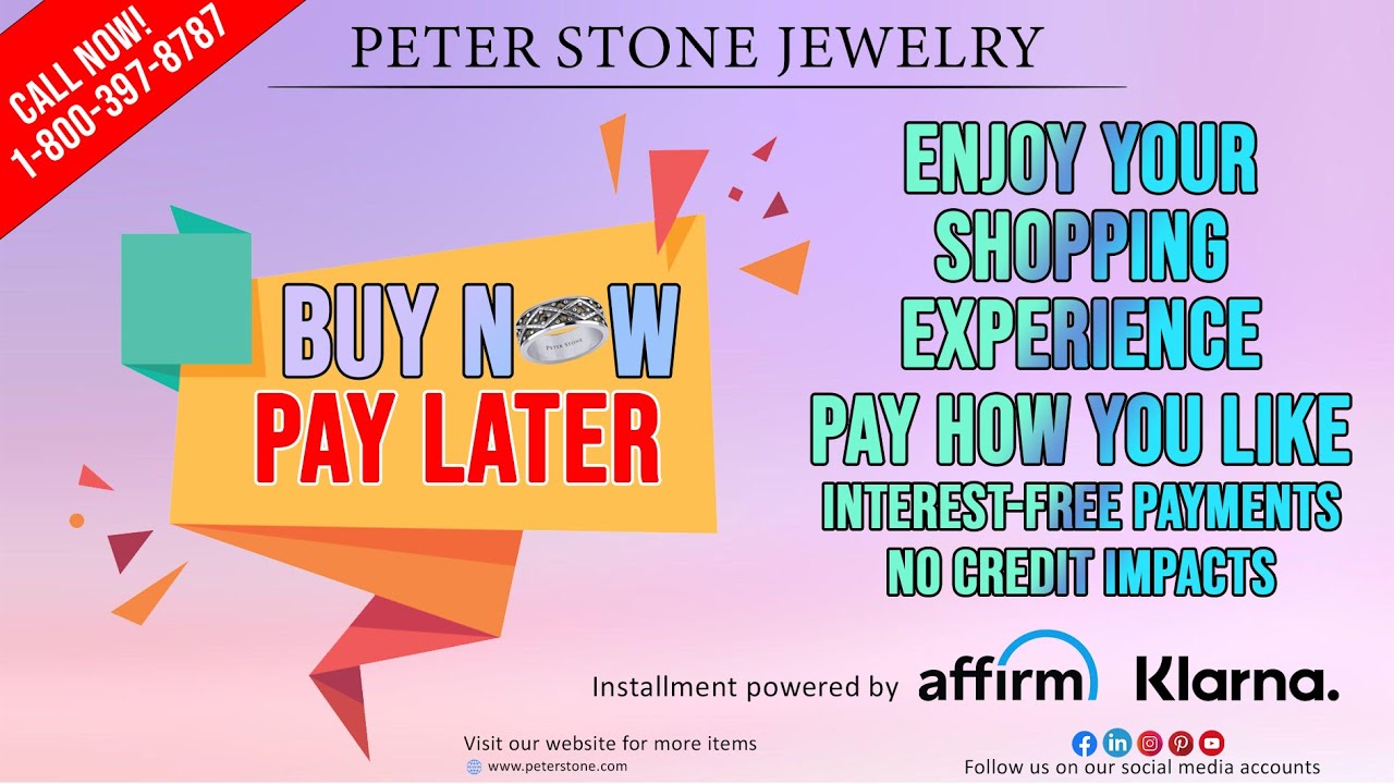 Enjoy your shopping experience using Affirm and Klarna.
