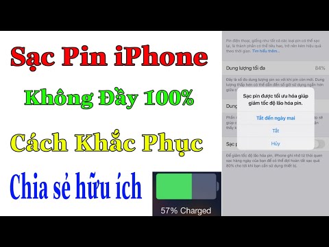 Video Sạc Pin iPhone Không Đầy 100% , Cách Khắc Phục Sạc Pin... - youtube