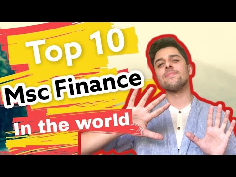 Top 10 MSc Finance in the world and scholarships for Indians