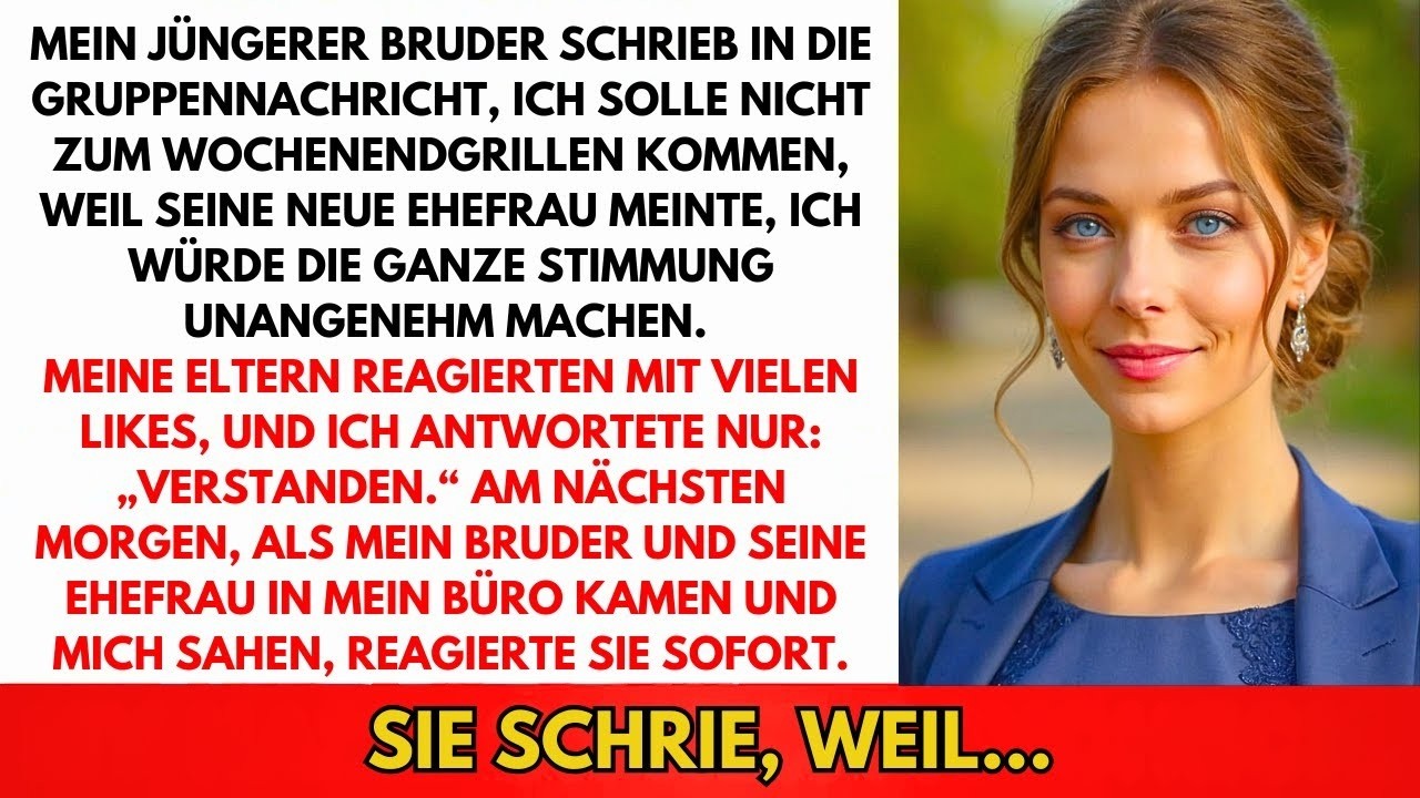 Deine Familie schreibt dir, du ruinierst die Stimmung. Sie lachen über dich, schließen dich aus. Aber sie haben keine Ahnung, wer du wirklich bist. Du unterschreibst noch in derselben Nacht die...