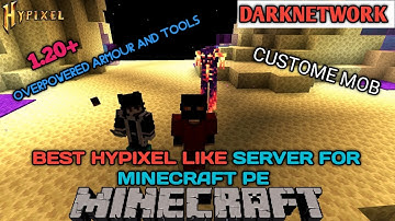 BEST HYPIXEL LIKE SERVER FOR MINECRAFT PE || #craftersmc #satnetwork #wenpixel #stnetwork
