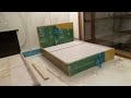 Bed yellow woodenwoodmaster wooden woodworking music