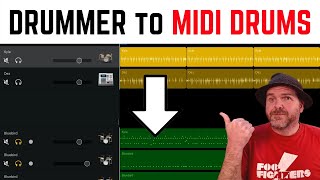 Convert DRUMMER to a MIDI drum track in GarageBand iOS (iPad/iPhone)