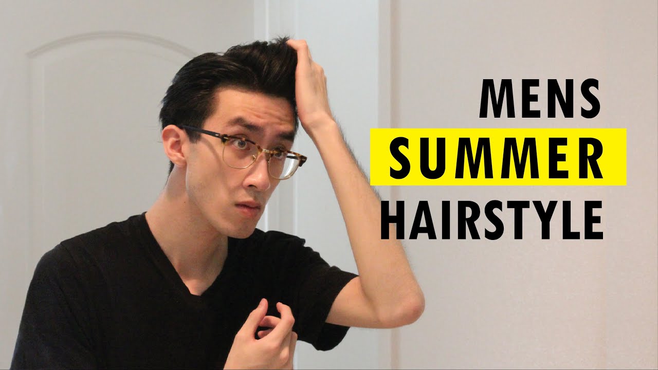 Textured Side Part Hairstyle Tutorial Mens Summer Hair 2020 YouTube