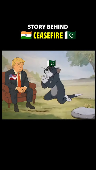 Story behind Ceasefire 😅 India Pakistan War || Tom and Jerry Version