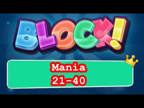 BLOCK! Mania Level 21-40 (Premium) - Lösung Solution Walkthrough