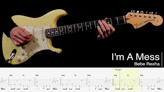 I'm A Mess - Bebe Rexha (Guitar Cover with TABS). screenshot 2