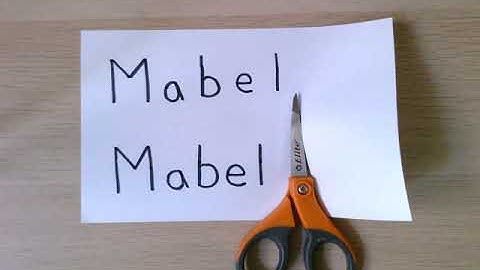 A stop motion instructional tutorial