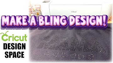 MAKE A BLING SHIRT WITH CRICUT DESIGN SPACE USING RHINESTONE FONT FROM CREATIVE FABRICA | EXPLORE 3