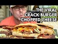 The viral crack burgers meets the chopped cheese  crack burger chopped cheese