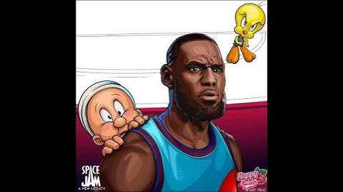 Space Jam 2 A New Legacy - Lebron+Tweety+Elmer Fudd