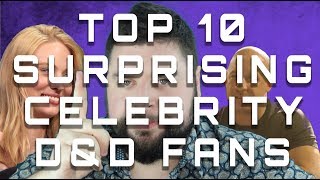 Top 10 Surprising Celebrity D&D Fans! @ArcaneForge