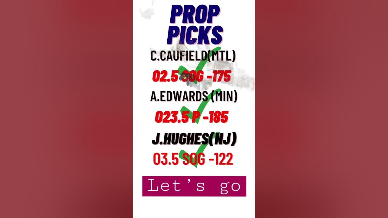 12/28 PROP WINNERS YouTube