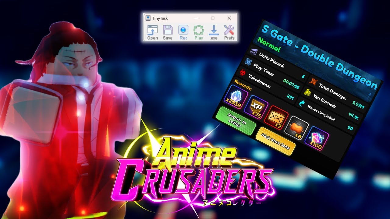 THE BEST MACRO FOR MONARCH EVENT GATES! Anime Crusaders!