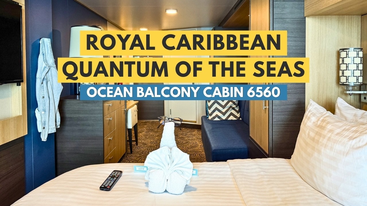 Royal Caribbean Quantum of the Seas Cabin 6560 Tour | “Obstructed View” Balcony