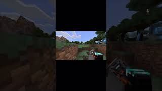 How to make an ultimate weapon in Minecraft (part 3) #shorts