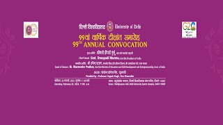 99th Annual Convocation of Delhi University