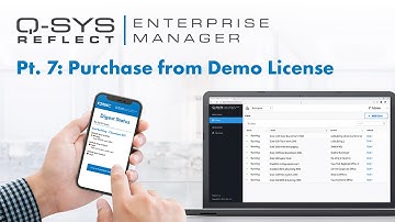 Q-SYS Reflect Enterprise Manager pt.7:  Purchase from Demo License
