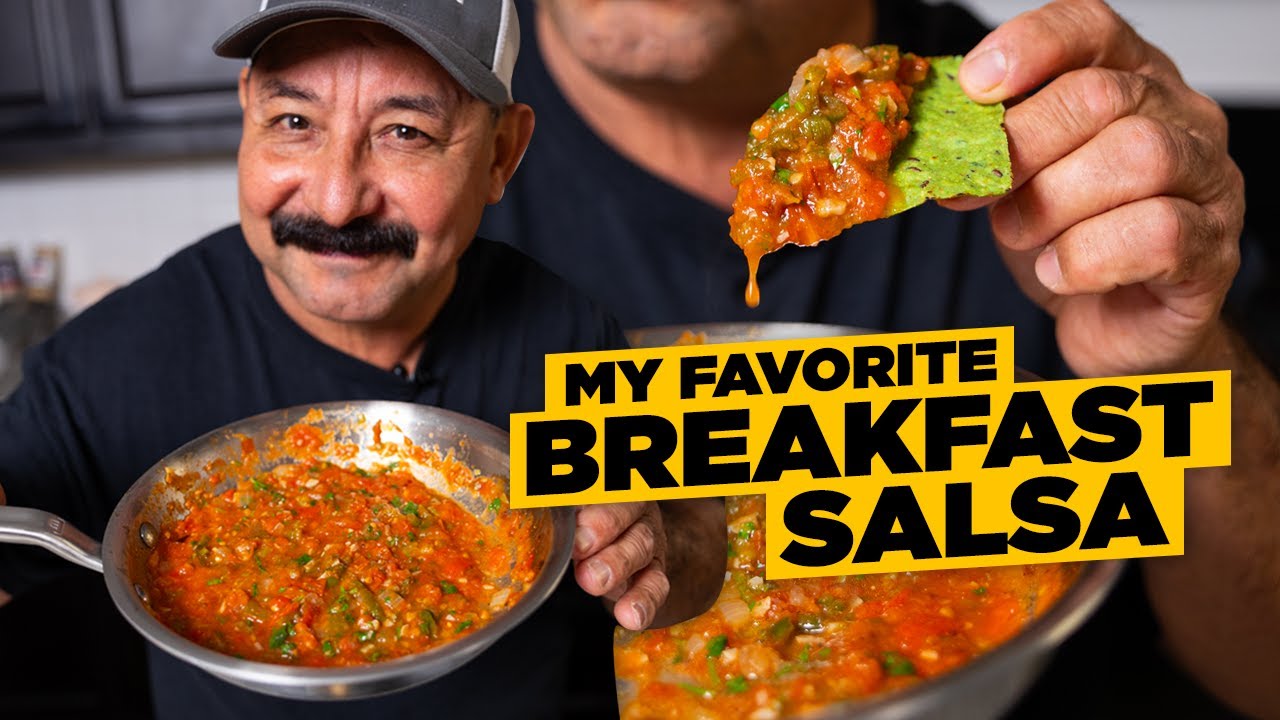 My Favorite BREAKFAST SALSA Recipe (Mexican Salsa Ranchera for Tacos