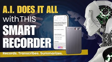 No More Taking Notes: A.I. Does It All with This Smart Recorder