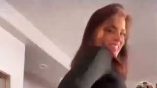 Tanned English Brunette Twerking