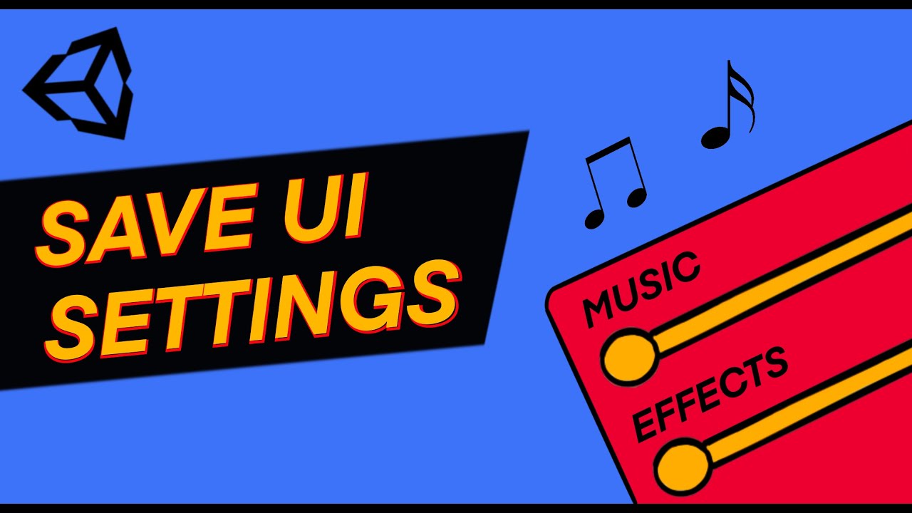 Save and Load UI Settings in Unity – No Fuss! - YouTube