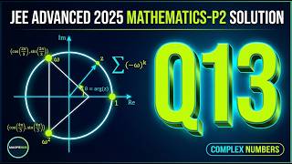 JEE Advanced 2025 Math P2  Q13 Complex Numbers Cube Root Unity Argument