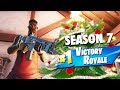 MERRY VICTORY ROYALE | Getting First Win Of Season 7! (Fortnite Battle Royale)