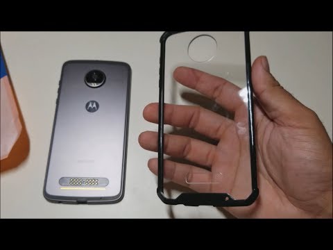 Cover On Moto Z2 Play Clear Case!