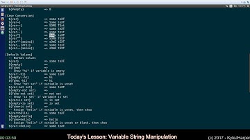 Variable String Manipulation