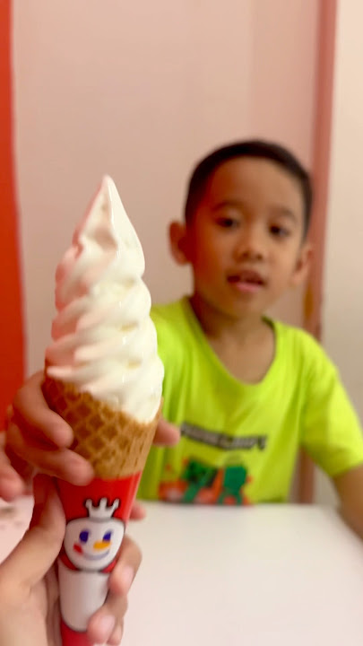 Challenge Keizo to stand up an ice cream without holding it with his hands⁉️