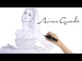 How to Draw Ariana Grande 🎙️⭐