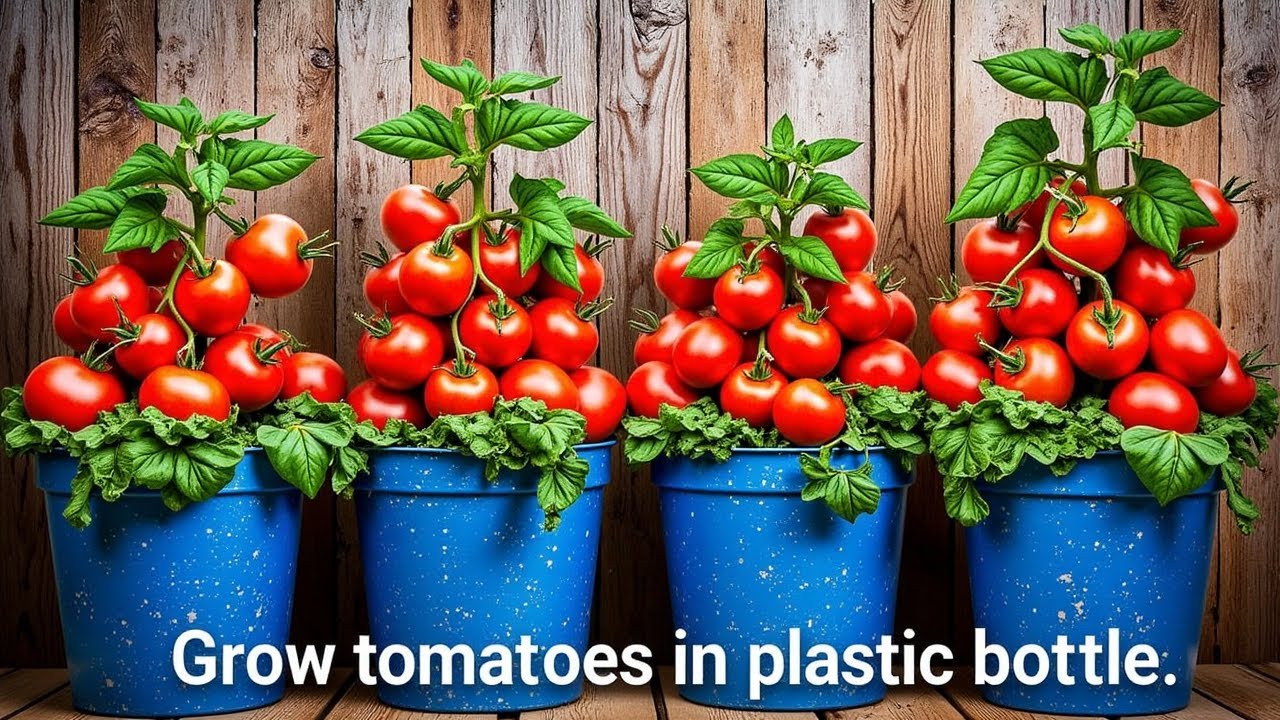 DIY Tomato Garden: Growing Tomatoes in Plastic Bottles