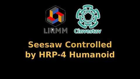Robust Control of HRP4 Balancing on Seesaw
