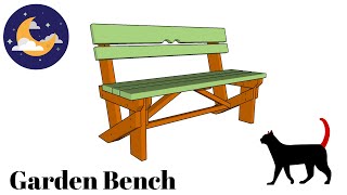 FULL PLANS at: http://www.howtospecialist.com/outdoor-furniture/free-garden-bench-plans/) ▻ SUBSCRIBE for a new diy video 