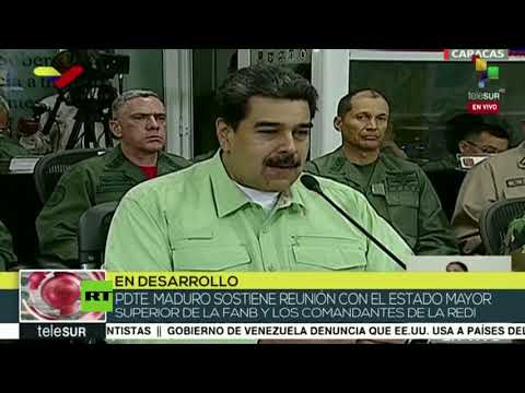 Maduro anuncia el cierre de la frontera con Brasil "hasta nuevo aviso"