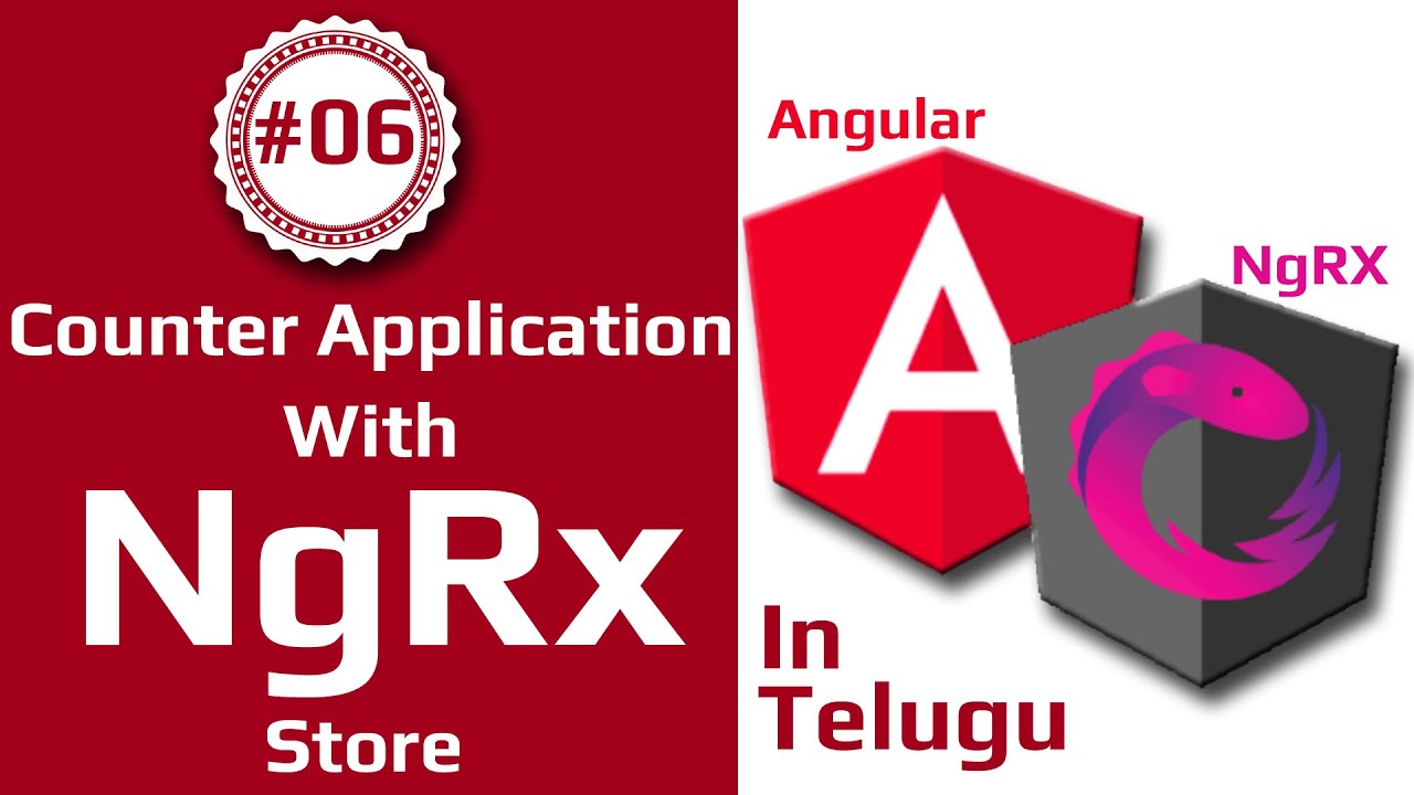 #Angular #NgRx in Telugu #06 Counter App With NgRx Store || # ...
