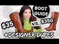 *AFFORDABLE* BOOT GUIDE 2020 | $40 & UNDER | Designer Dupes Walmart, Target, F21 Haul | $40 & UNDER