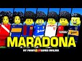 DIEGO MARADONA Evolution in LEGO • The Legend 1960-2020 • Adios Mano de Dios