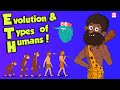 What is evolution  types of humans  dr binocs show  peekaboo kidz