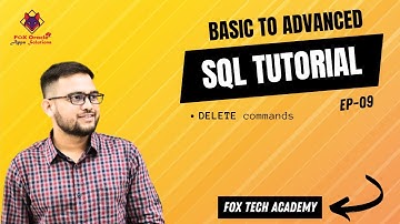 9. DELETE commands in SQL | how to delete records from table? | delete query | SQL tutorials