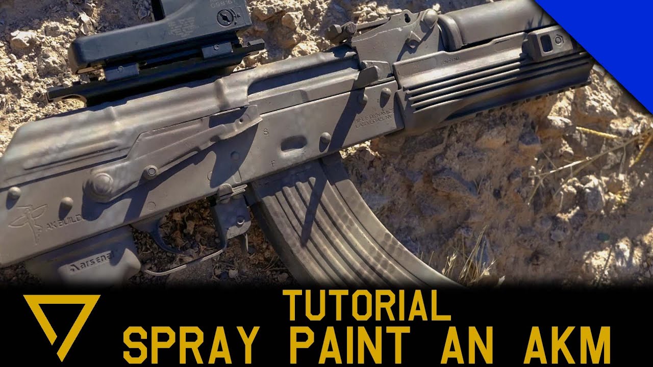 Spray Paint Ak47/ Akm Fsb Alpha Spray Paint Tutorial