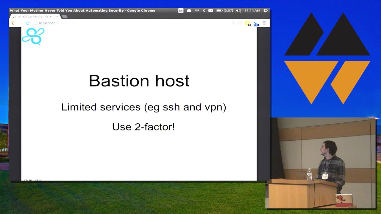 MountainWest Devops 2014 - What your Mother never told you about Automating Security