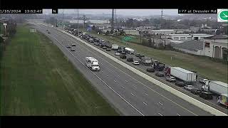 Police Activity Closes I-77
